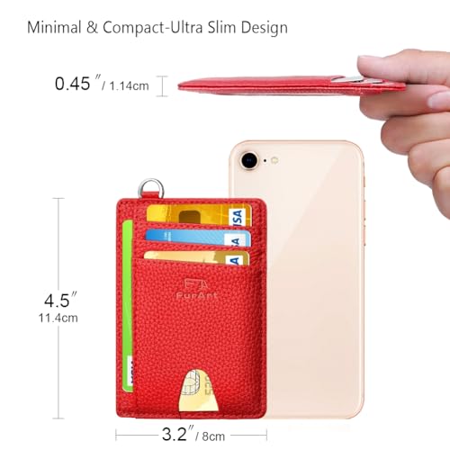 Slim Minimalist Wallet RFID Credit Card Holder for Men