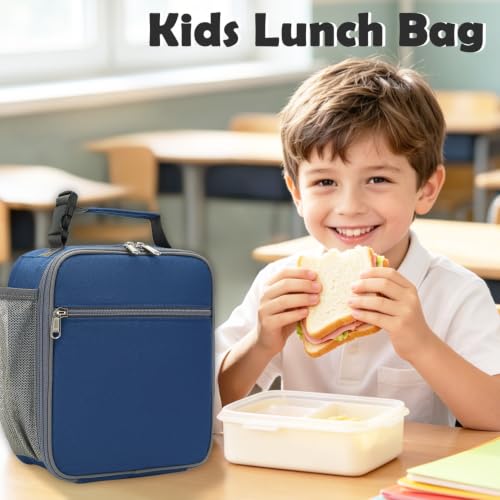 Kids Lunch box Insulated Soft Bag Mini Cooler Back to School Thermal Meal Tote Kit for Girls