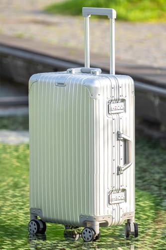 24 Inch All Aluminum Checked In Luggage with Wheels