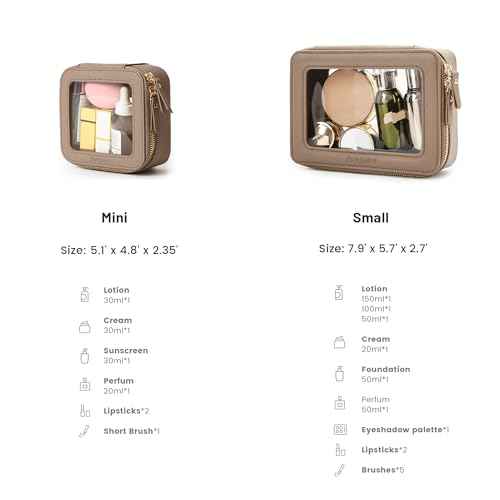 Clear Makeup Bag Set (2 Count)
