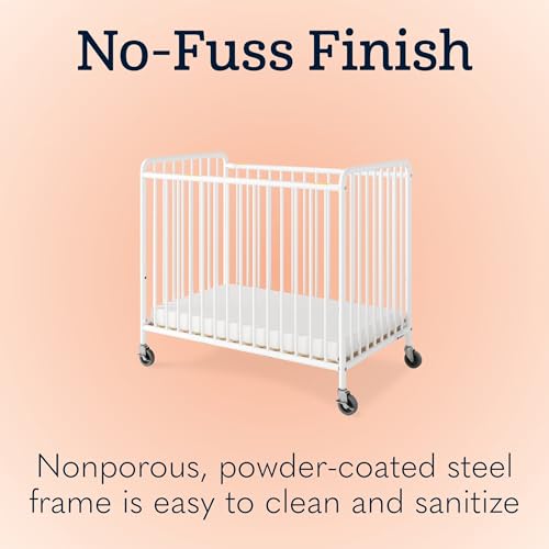 Chelsea Clearview Metal Compact Daycare Crib