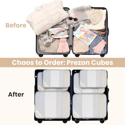 Compression Packing Cubes for Travel (6 Count)