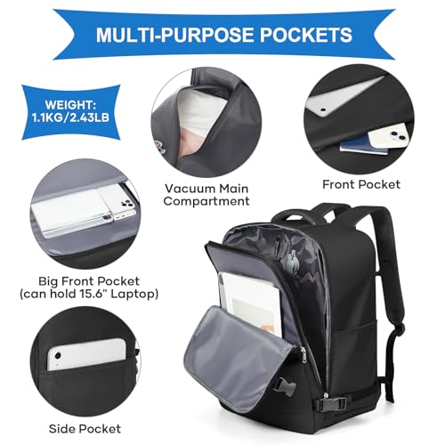 Vacuum Backpack Travel with Pump