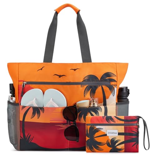 Beach Bag Waterproof Sandproof Large Capacity Foldable for Women