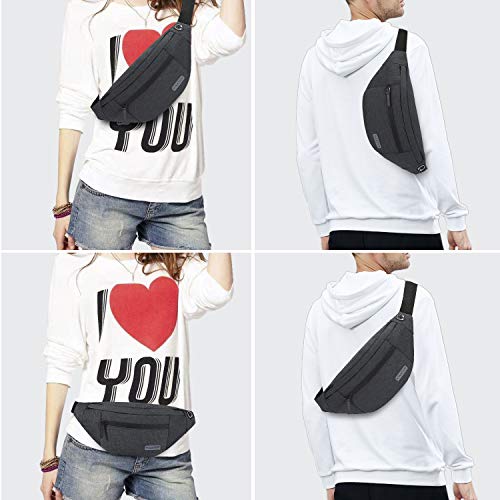 Small Crossbody Fanny Pack Women Men Shoulder Sling Bag Carrying All Phones