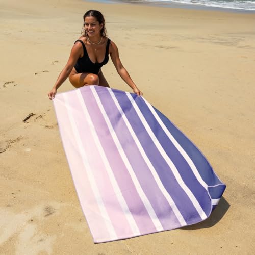 Microfiber Beach Towel for Adults with Bag