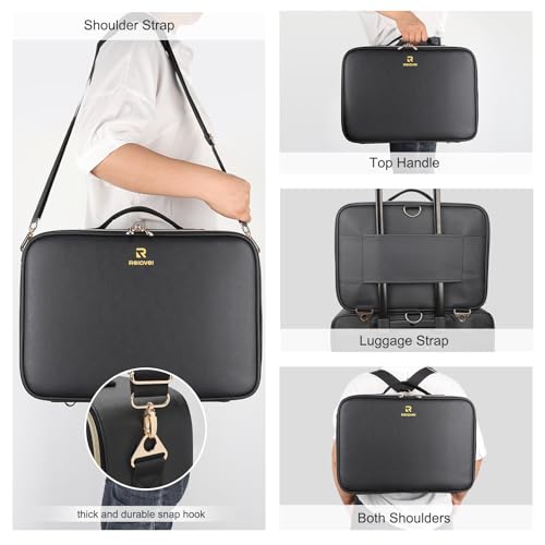 Large Makeup Bag with LED Mirror