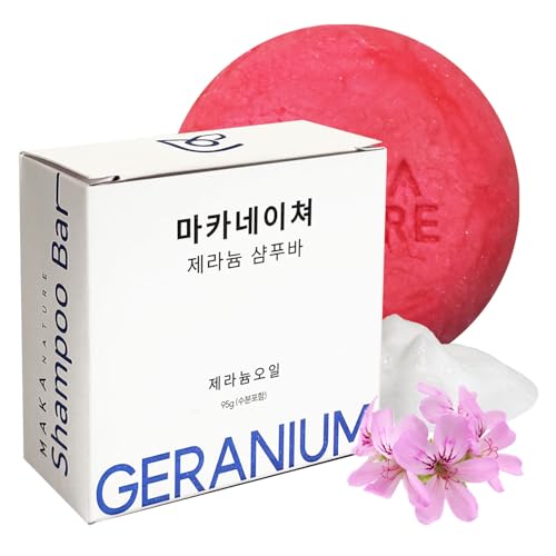 Maka Nature Geranium Shampoo Bar for Dry (2.82 Ounce)