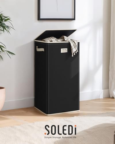 100L Laundry Hamper with Lid