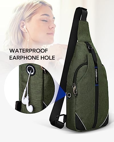 Medium Crossbody Sling Backpack Anti Theft Backpack for Traveling Chest Shoulder Bag