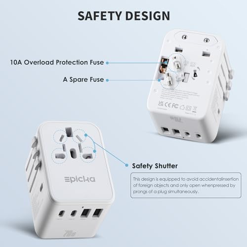 70W GaN PD Universal Travel Adapter