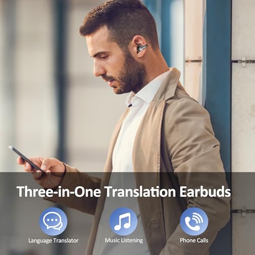 AI Language Translation Earbuds Real Time Language Translator Earbuds
