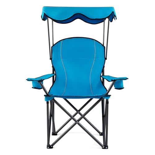 Camping Chair with Canopy Shade