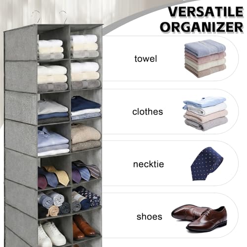 20 Sections Hanging Shoe Organizer for Closet