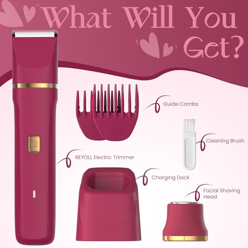 2-in-1 Bikini Trimmer for Women, Beach Essentials for Women