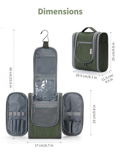 Small Hanging Travel Toiletry Bag for Women