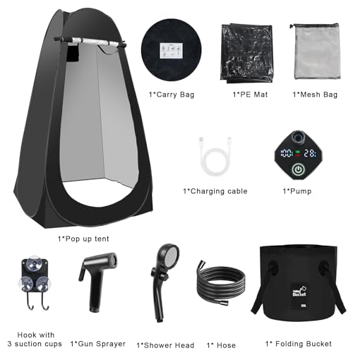 Pop Up Shower Tent for Camping
