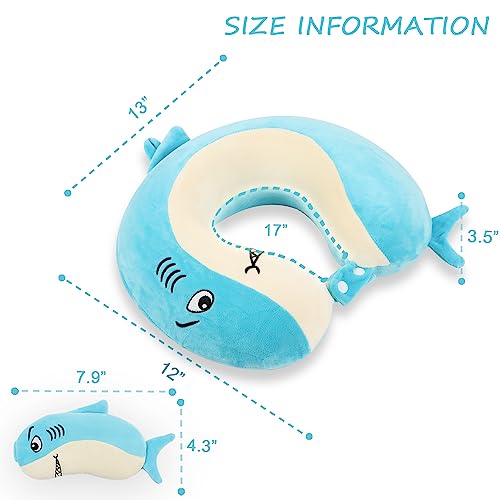 Cartoon Headrest & Neck Pillow for Kids Boys & Girls