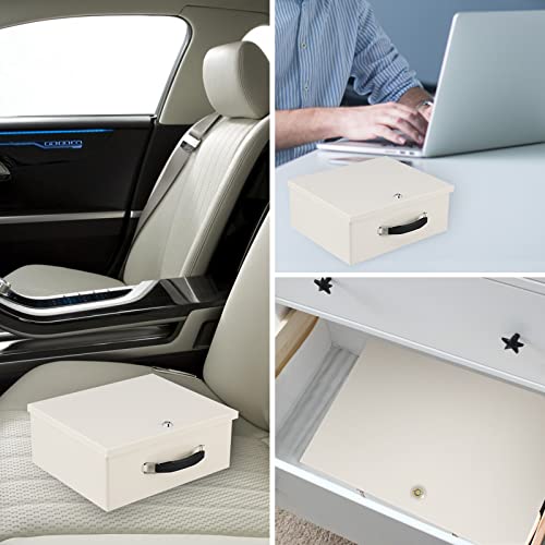 Fire Resistant Document Lock Box Safe with Key