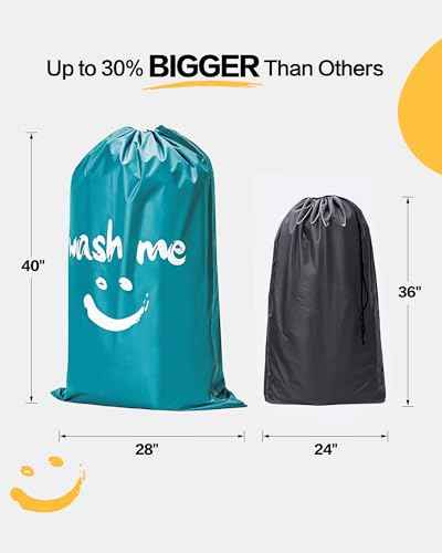 2 Pack XL Laundry Bag 28" x 40" (2 Count)