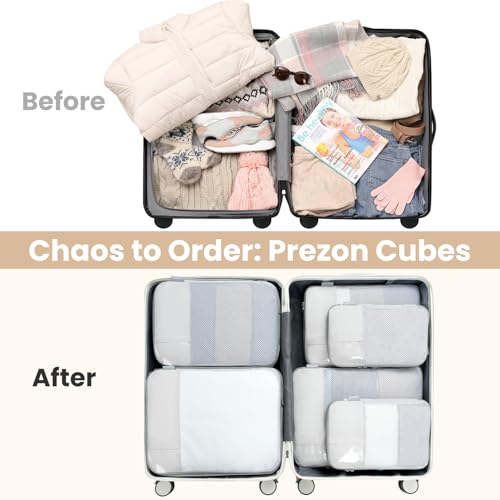 Compression Packing Cubes for Travel (6 Count)