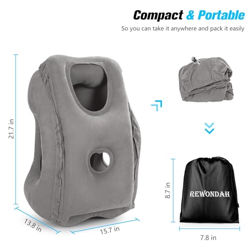 Inflatable Travel Pillows for Airplanes