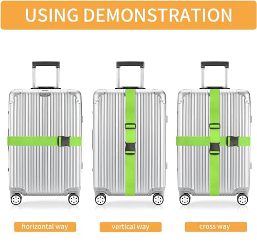 Luggage Straps for Suitcases (4 Count)
