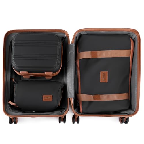 Luggage Set 4 Piece Carry On Hardside Luggage with Spinner Wheels (4 Count)