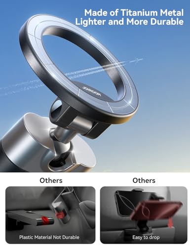 360° Metal Ball & Titanium】 Magsafe Airplane Phone Holder