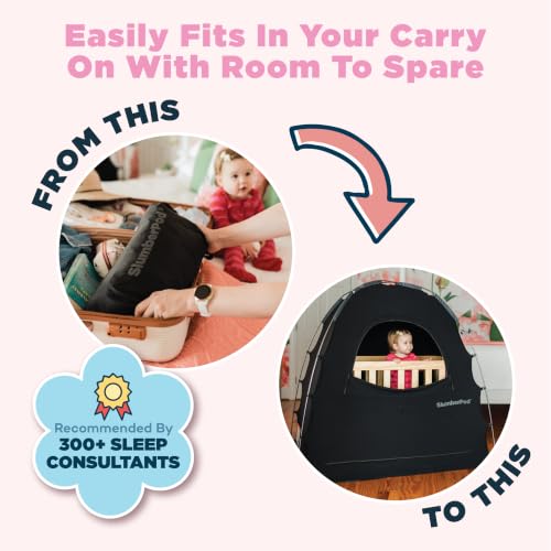 Original Blackout Sleep Tent with Fan for Pack N Play