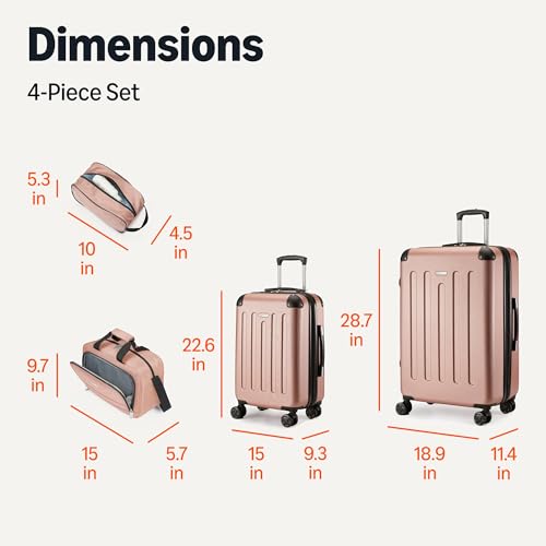 4 Piece Luggage Set (4 Count)