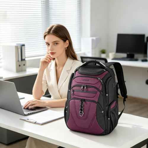 Travel Laptop Backpack 18.4 Inch XXXL Computer Backpack for Men