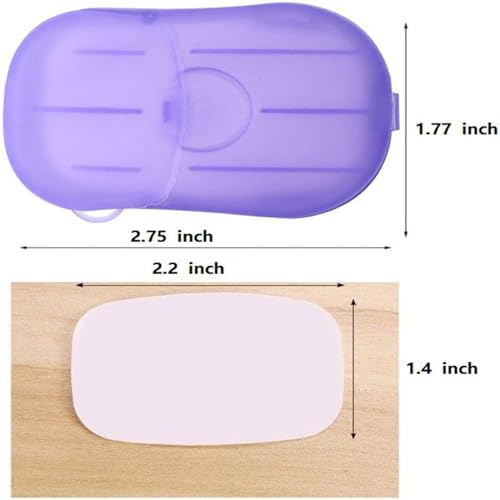 500 Sheets Disposable Soap Paper 5 Boxes Hand Cleaner Fragrance Mini Color Soap Paper for school Indoor