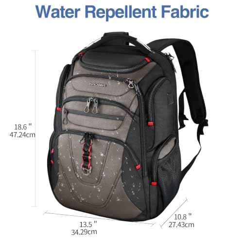 Travel Laptop Backpack 17.3 Inch XL Computer Backpack for Men