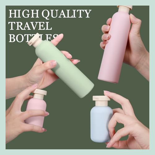 Plastic Leak Proof Travel Bottles for Toiletries (3 Count)