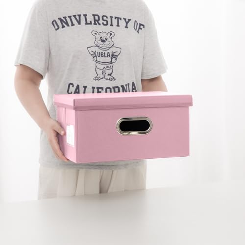 Collapsible Storage Box with Lid [1