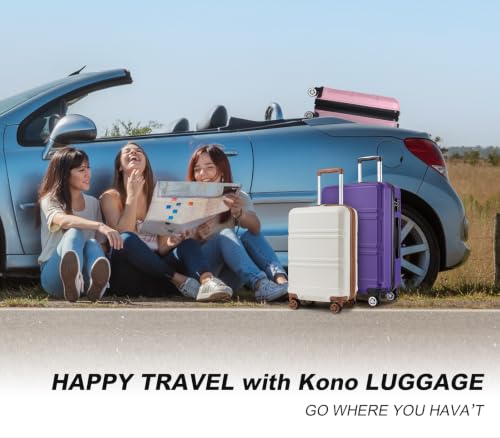 Carry On Luggage 22x14x9 Airline Approved with Spinner Wheels