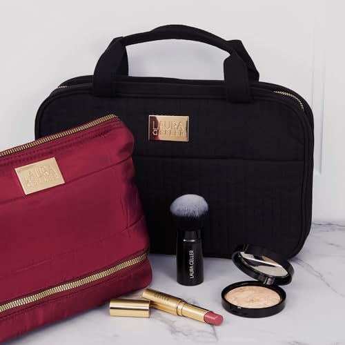 Quilted Folding Travel Makeup Bag