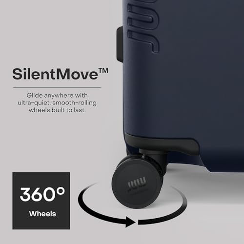 Checked Expandable Suitcase
