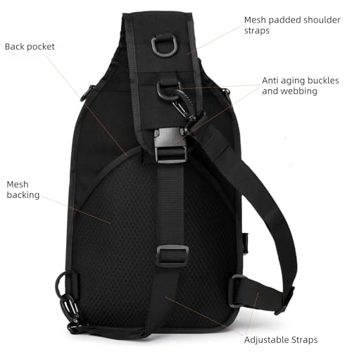 15L Tactical Travel Sling Backpack