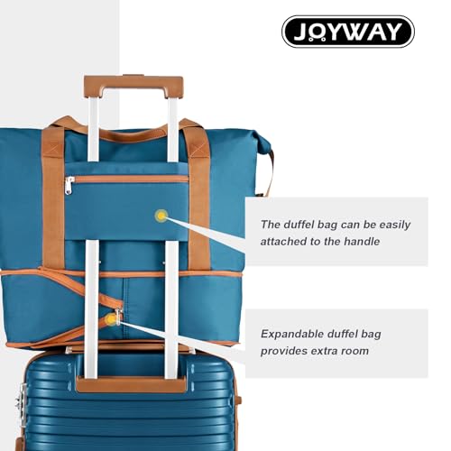 Carry On Luggage 20 Inch Expandable Suitcase with Spinner Wheel (3 Count)