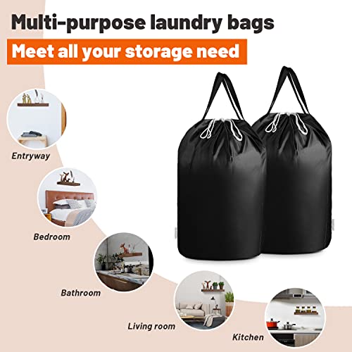 Washable Laundry Bags with Handles (2 Count)
