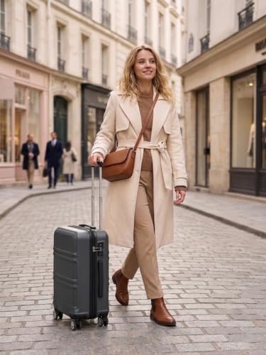 24 Inch Luggage Suitcase with Spinner Wheels TSA Lock