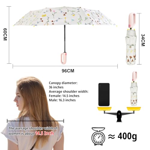 Travel Umbrella Compact Folding Auto Open and Close for Windproof