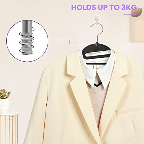 Plastic Hangers 50 Pack with Non (50 Count)
