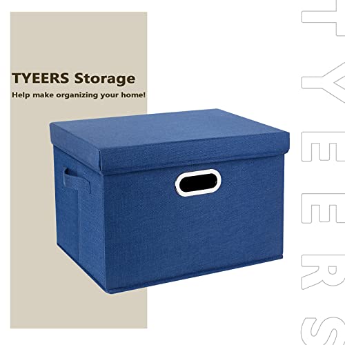 Large Storage Bins with Lids (3 Count)