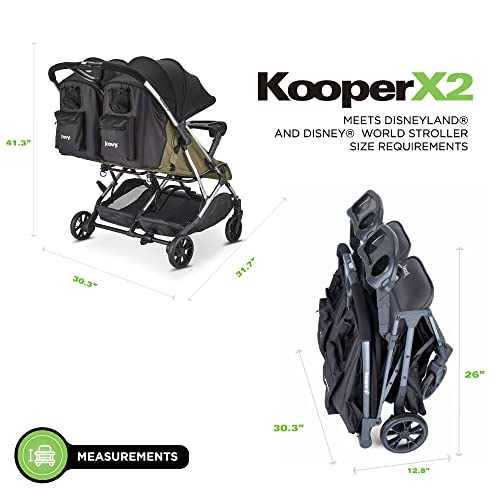 Kooper X2 Double Stroller (448 Ounce)