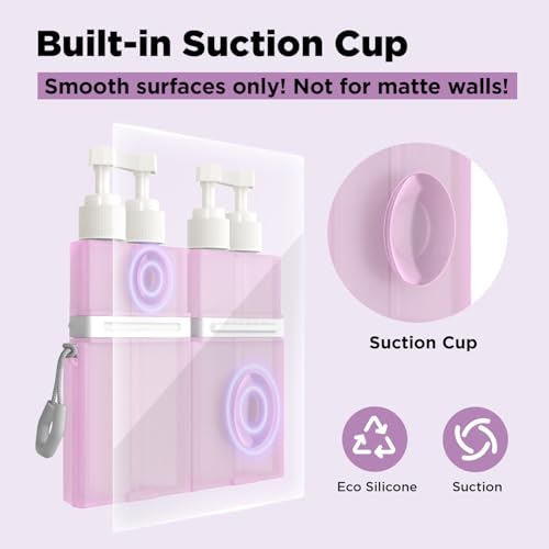 2P 4 in 1 Travel Toiletry Containers (2 Count)