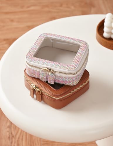 Clear Makeup Bag Toiletry Case Travel Transparent Cosmetic Bag with Zipper