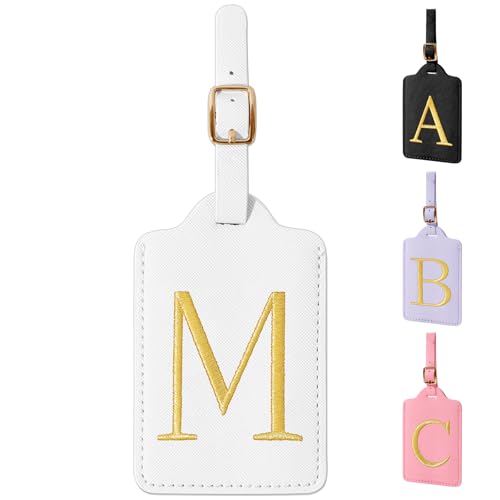 Personalized Initial Luggage Tags for Suitcase TSA Approved
